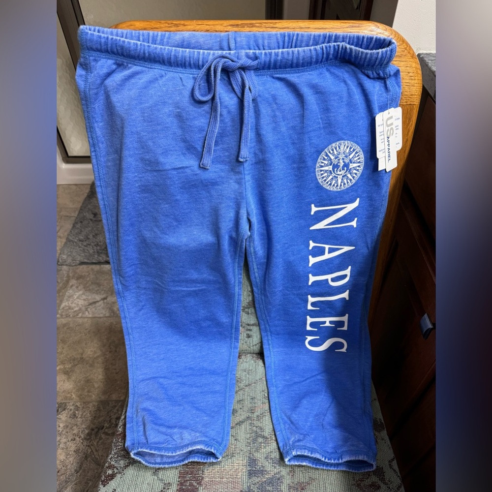NWT WOMENS CAPRIS NAPLES by US APPAREL MEDIUM COMFY BEACHY
